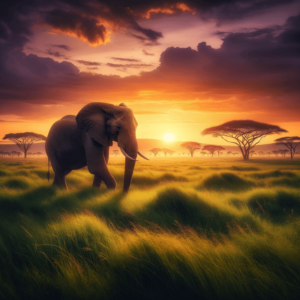 Elephant's Grace Paint By Numbers Kits