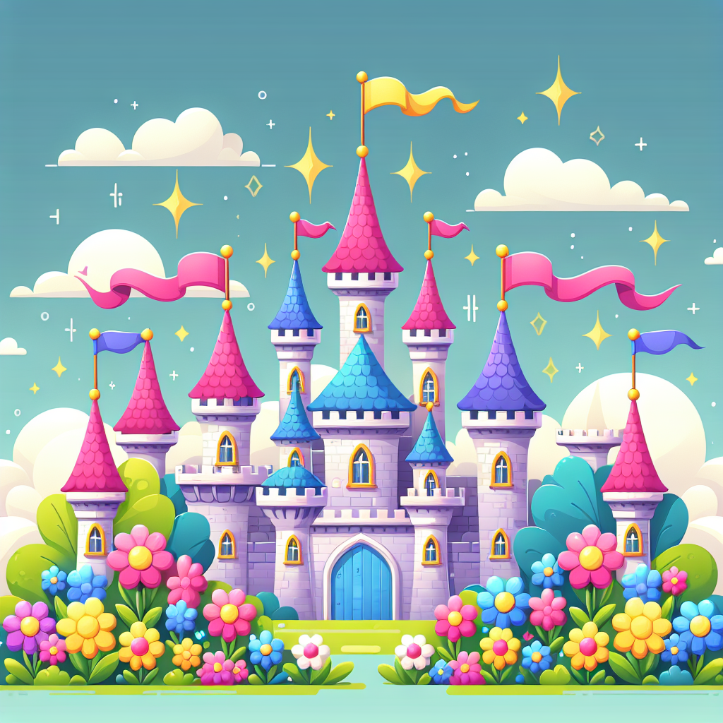 Majestic Fairy Tale Castle Paint By Numbers Kits