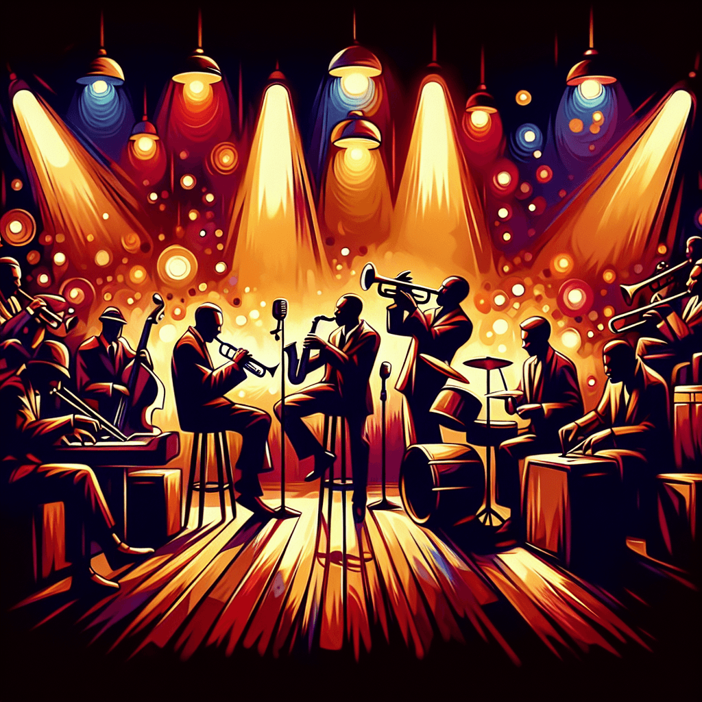 Energetic Jazz Club Paint By Number