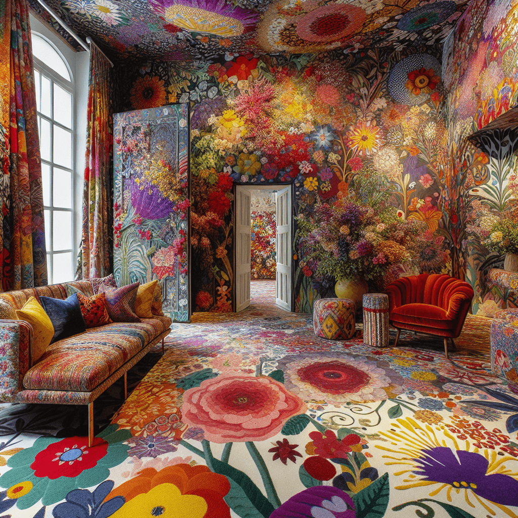 Floral Bohemian Retreat Paint By Number