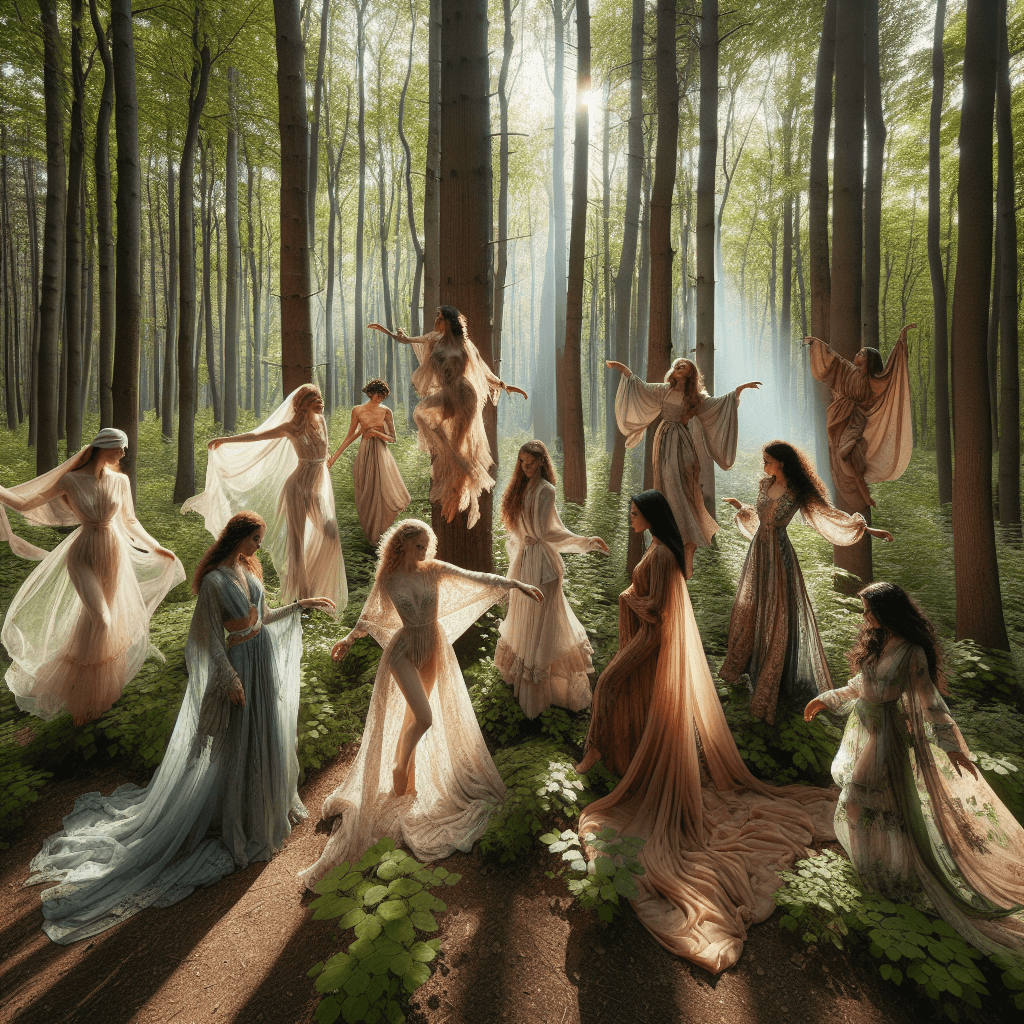 Enchanted Woodland Nymphs Paint By Numbers Kits