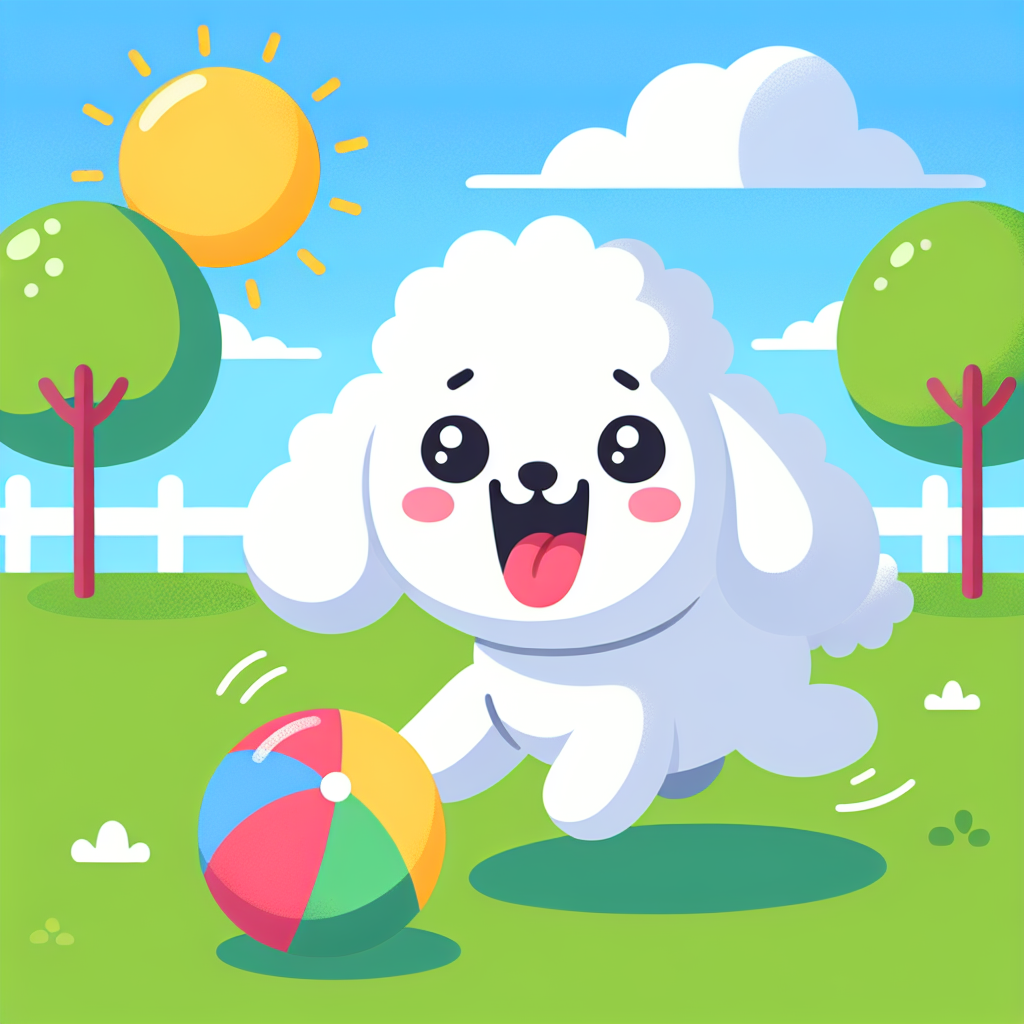 Playful Poodle Painting By Numbers Kit