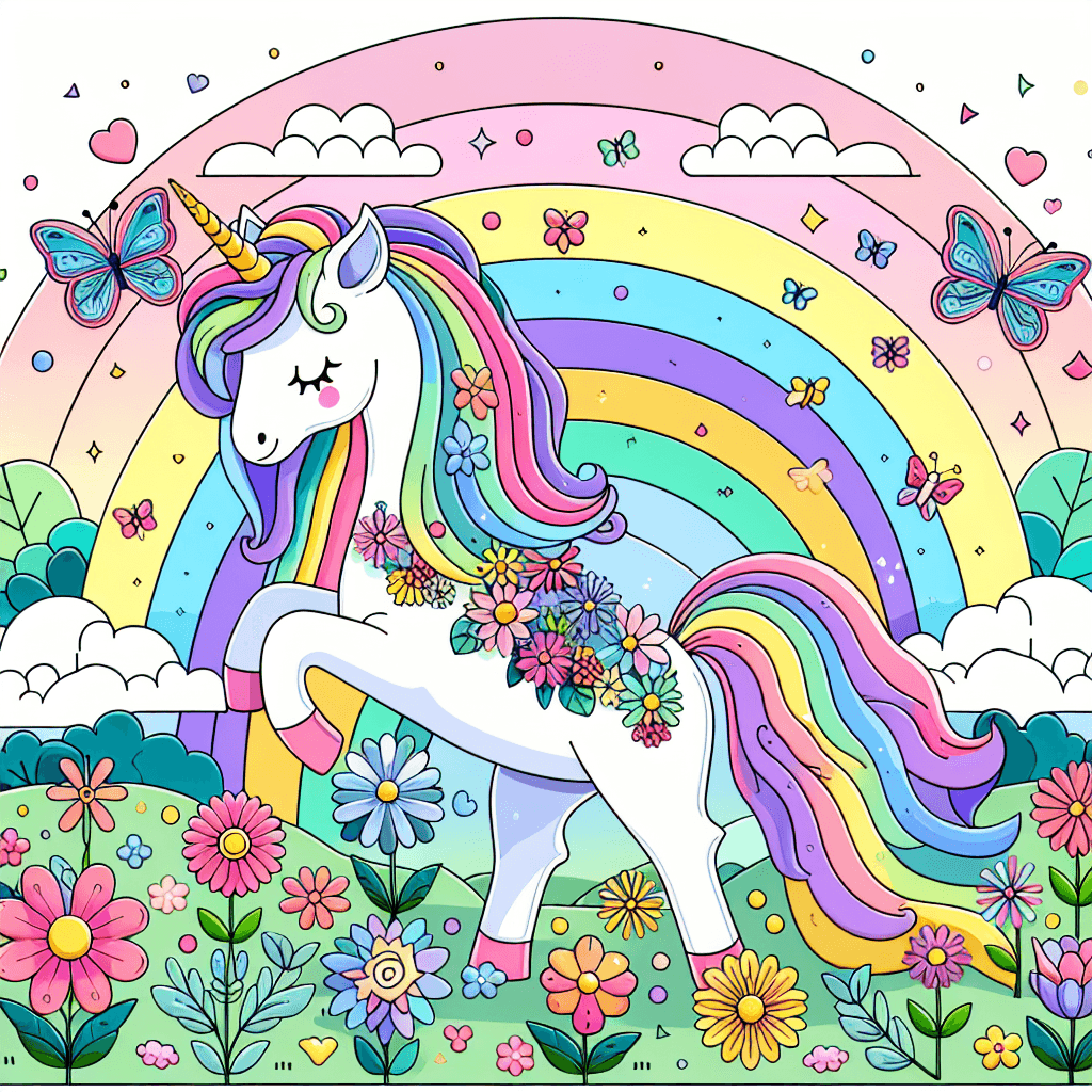 Mystical Unicorn Kingdom Paint By Numbers Art