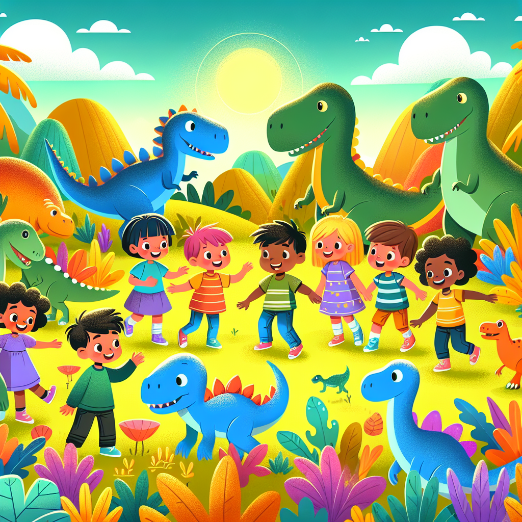 Dazzling Dinosaur Adventure Paint By Number