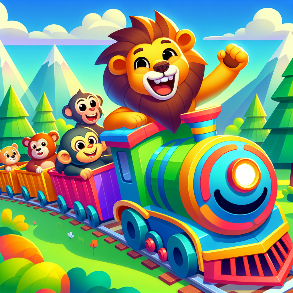 Joyful Adventure Train Numbered Painting Kits