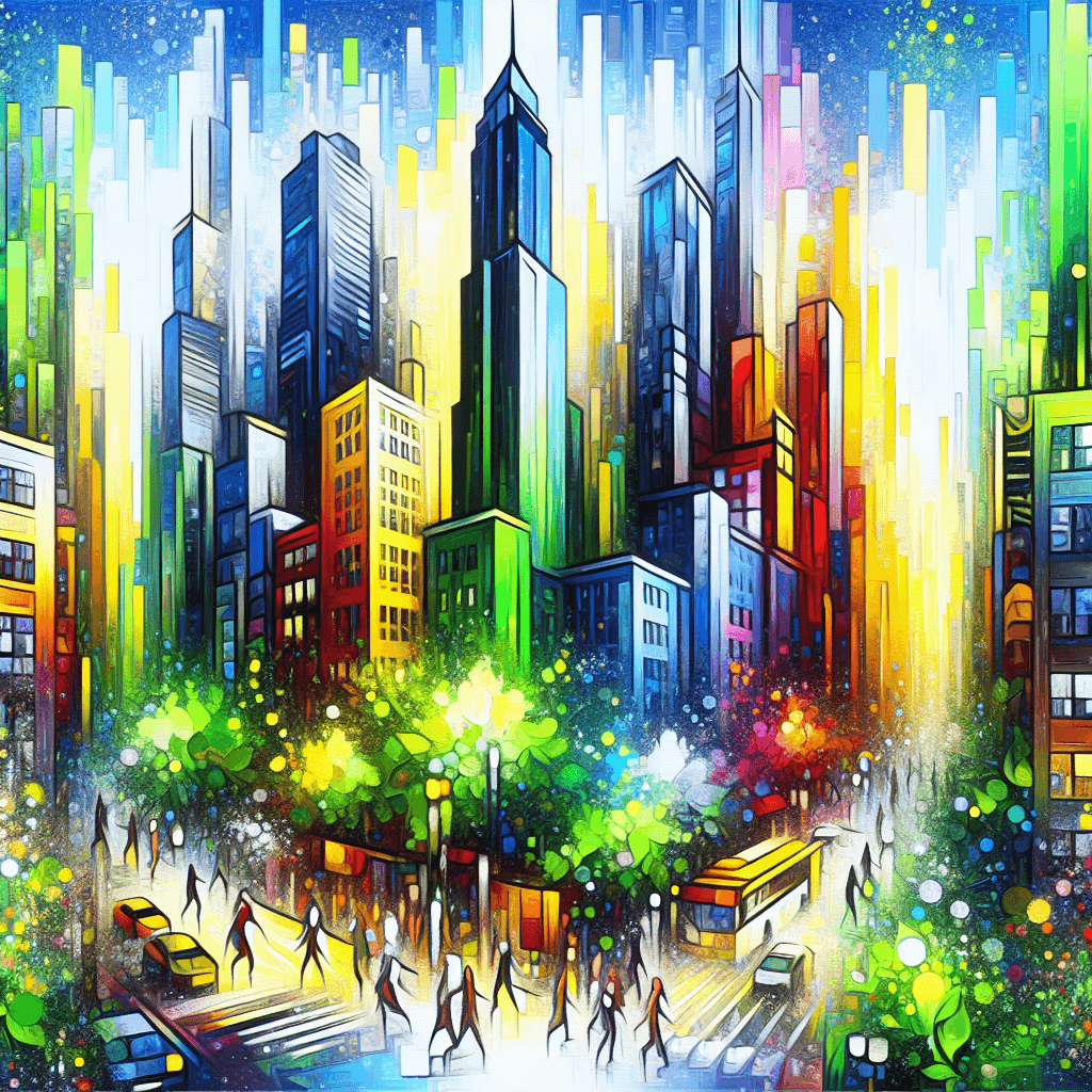 Dynamic Urban Jungle Paint By Numbers