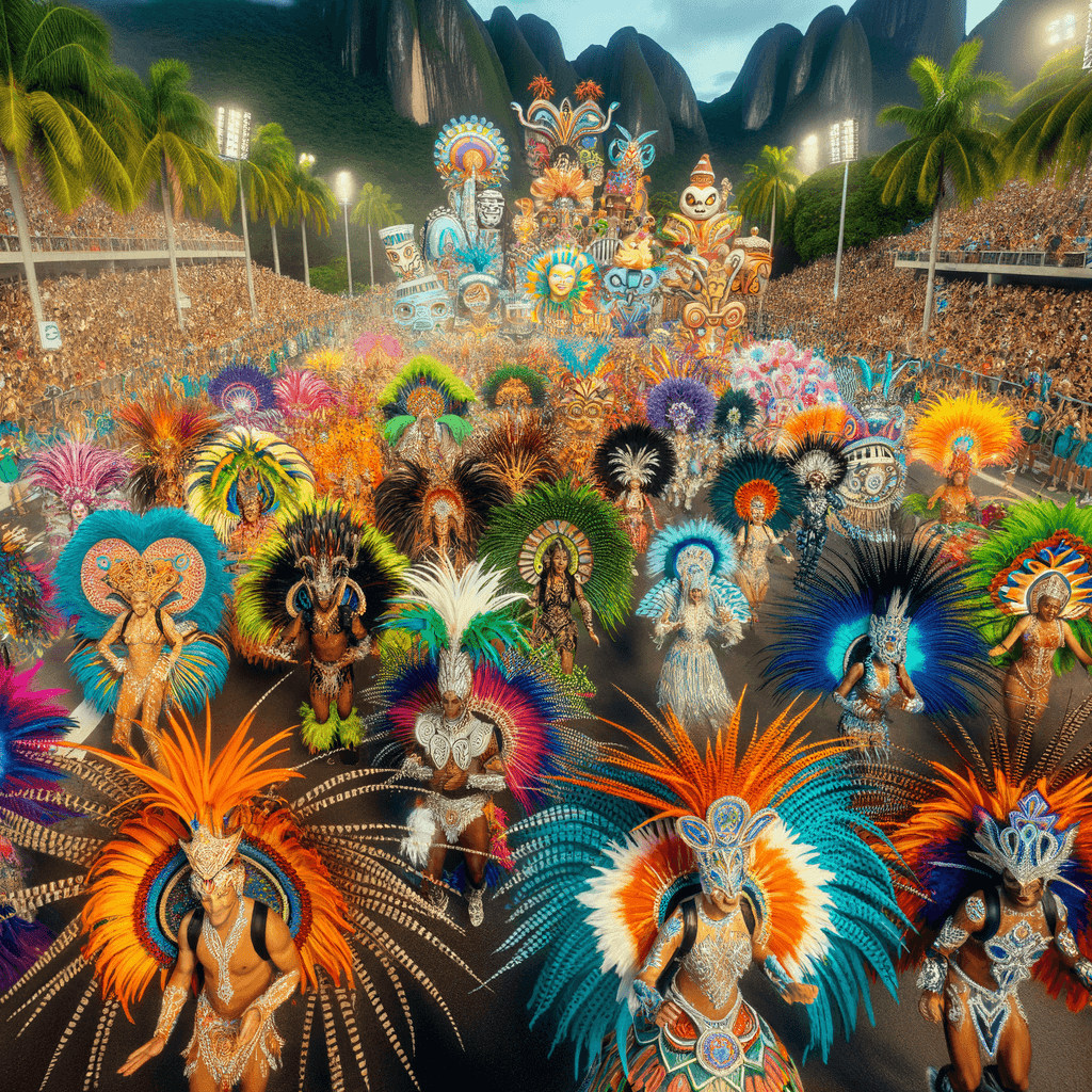 Carnival Of Santa Cruz De Tenerife - Spain Paint By Number