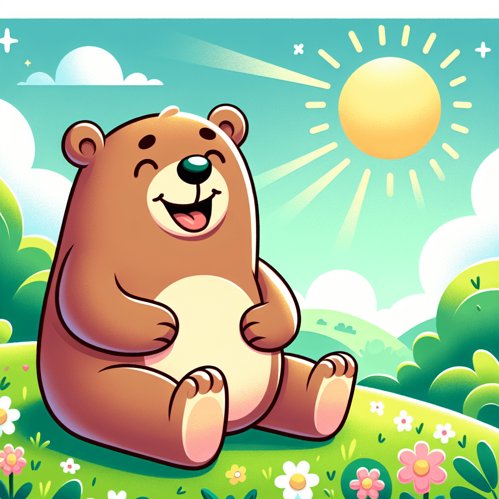 Cheerful Bear Paint By Number