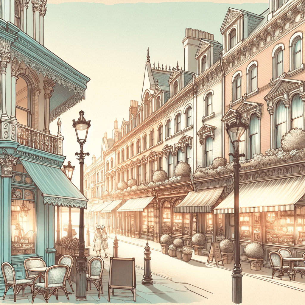 Historical Victorian Street Paint By Number