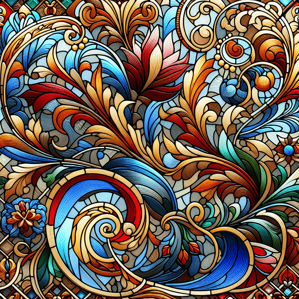 Stained Glass Splendor Numbered Painting Kits