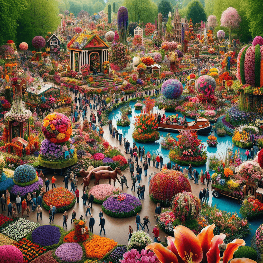 Flower Festival Of Aalsmeer Paint By Numbers Art