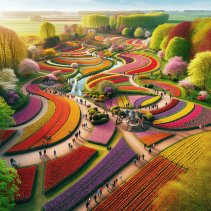 Keukenhof Flower Festival - Lisse Number Painting