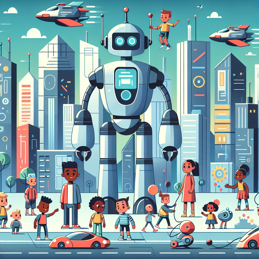 Robo Cityscape Painting By Numbers Kit