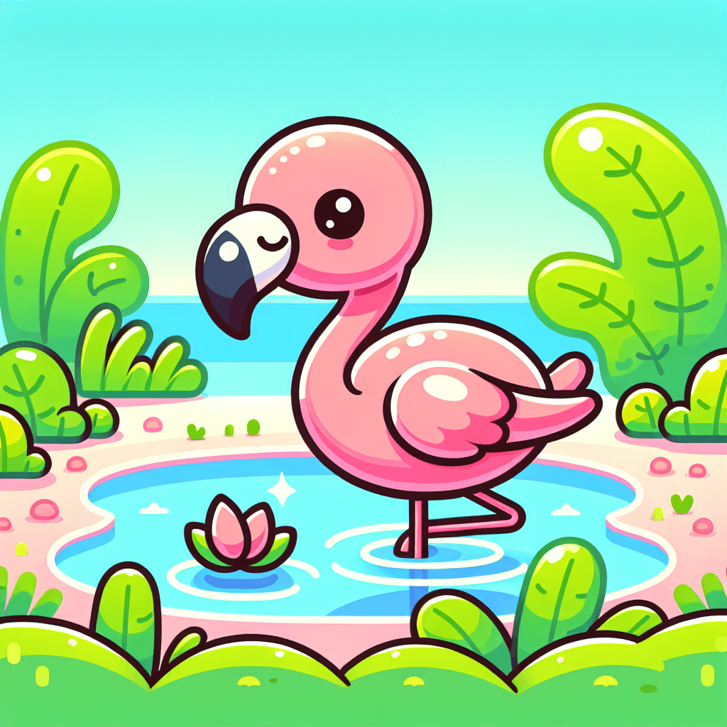 Fun Flamingo DIY Paint By Numbers