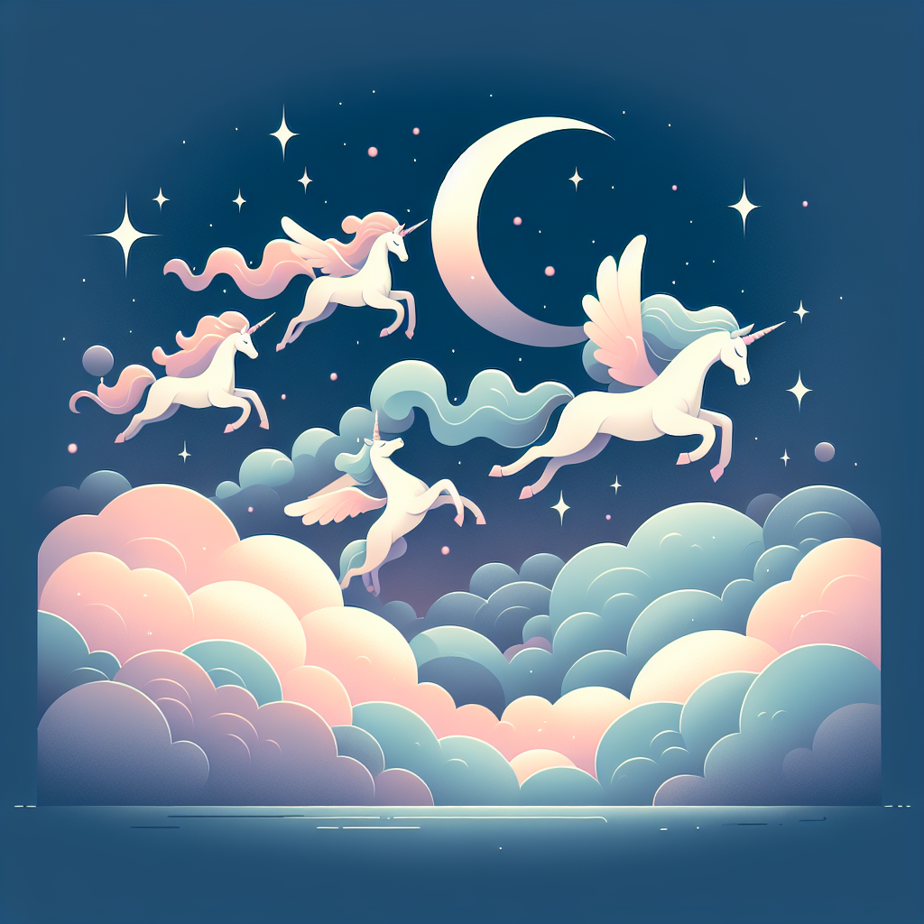 Dreamy Unicorn Skies Paint By Numbers Kits