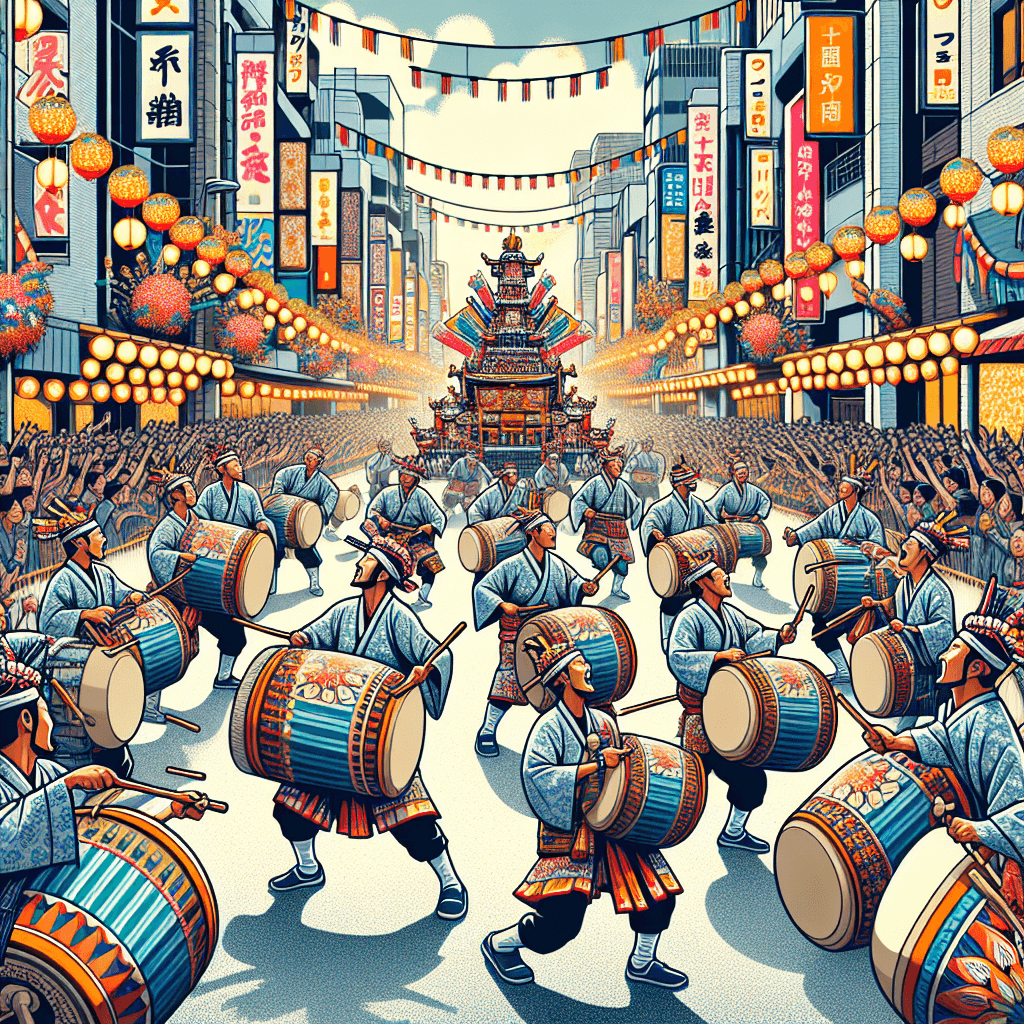 Okinawa Eisa Festival Paint By Numbers