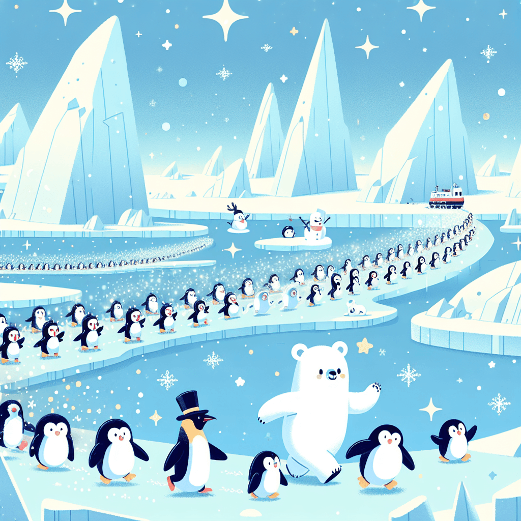 Polar Pals Parade Painting By Numbers Kit