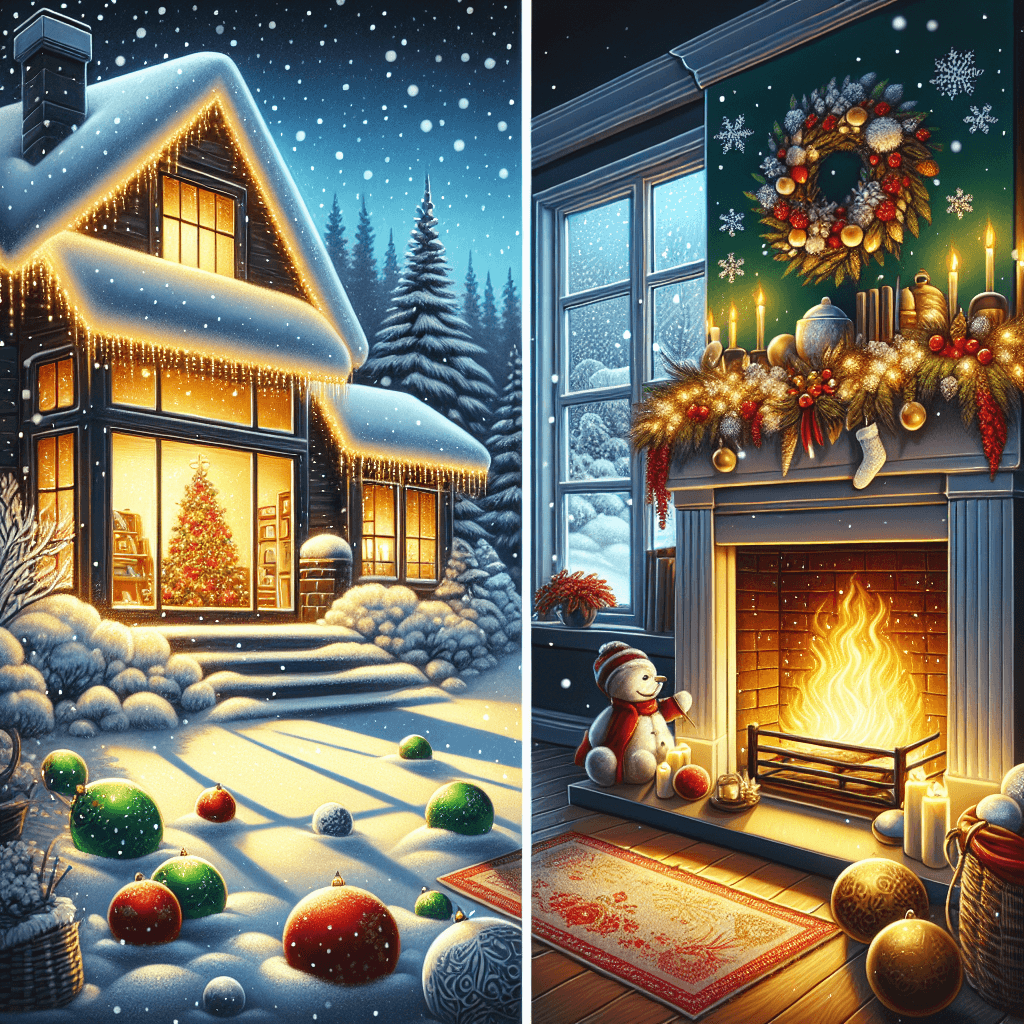Christmas Eve Magic Number Painting