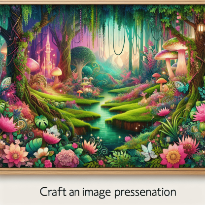 Enchanting Fairyland Oasis DIY Paint By Numbers