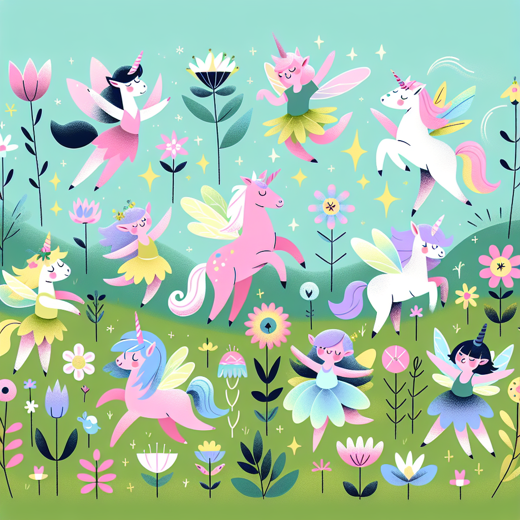 Enchanted Meadow Dance Paint By Number