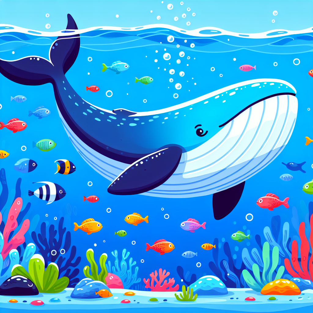 Mighty Whale DIY Paint By Numbers