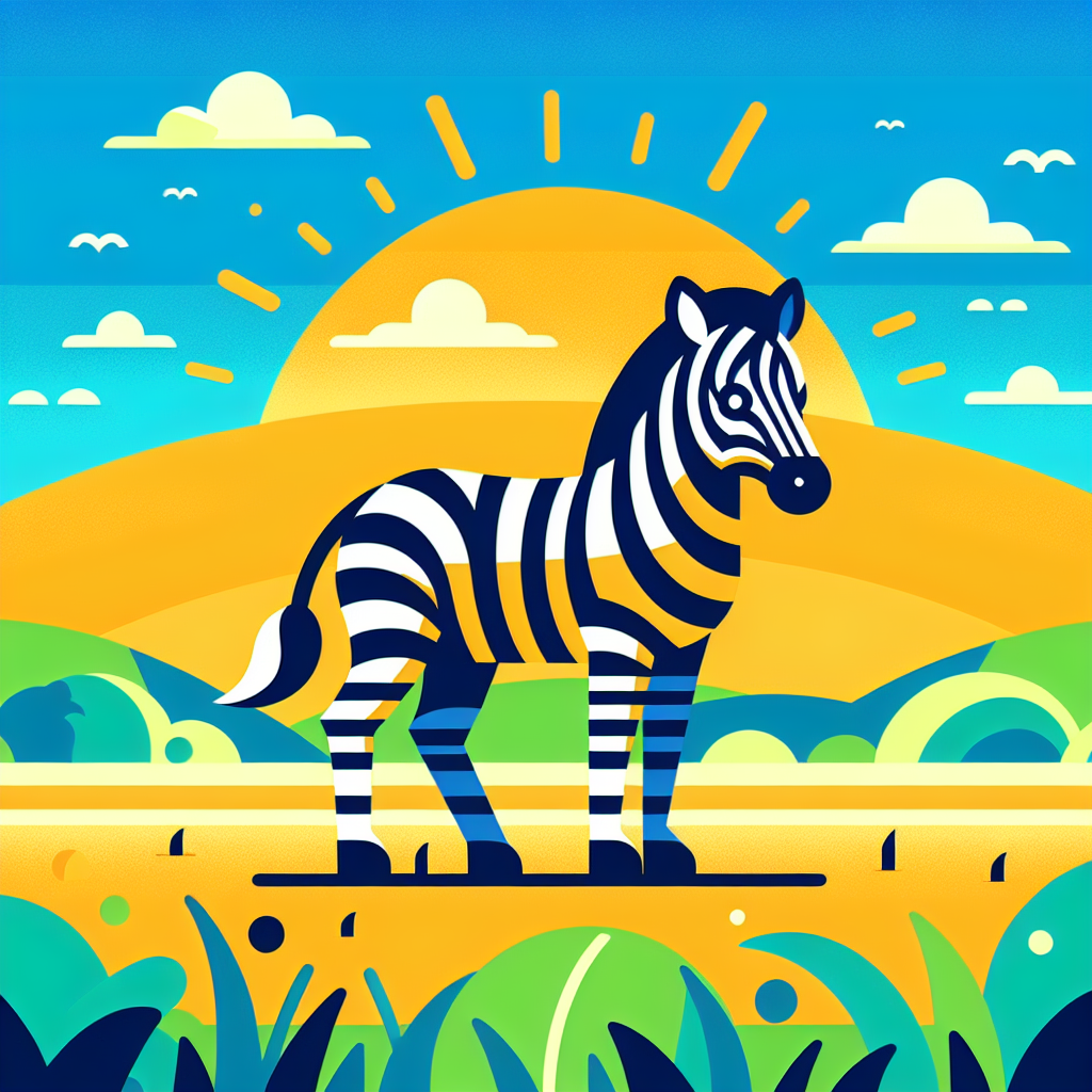 Artistic Zebra Stripes Paint By Numbers Kits