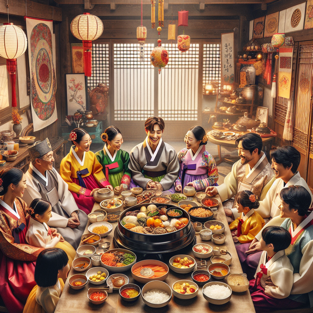 Seollal - South Korea Paint By Color