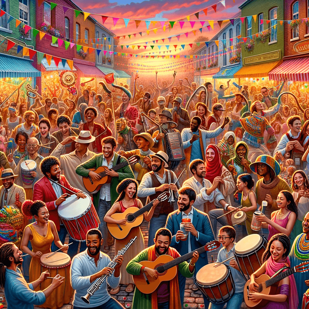 Fête De La Musique Number Painting