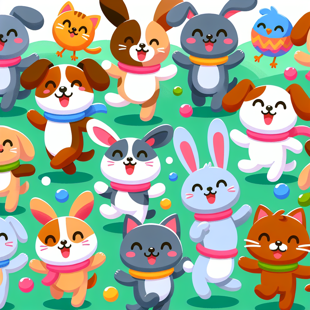 The Happy Pet Parade Painting Number Kit