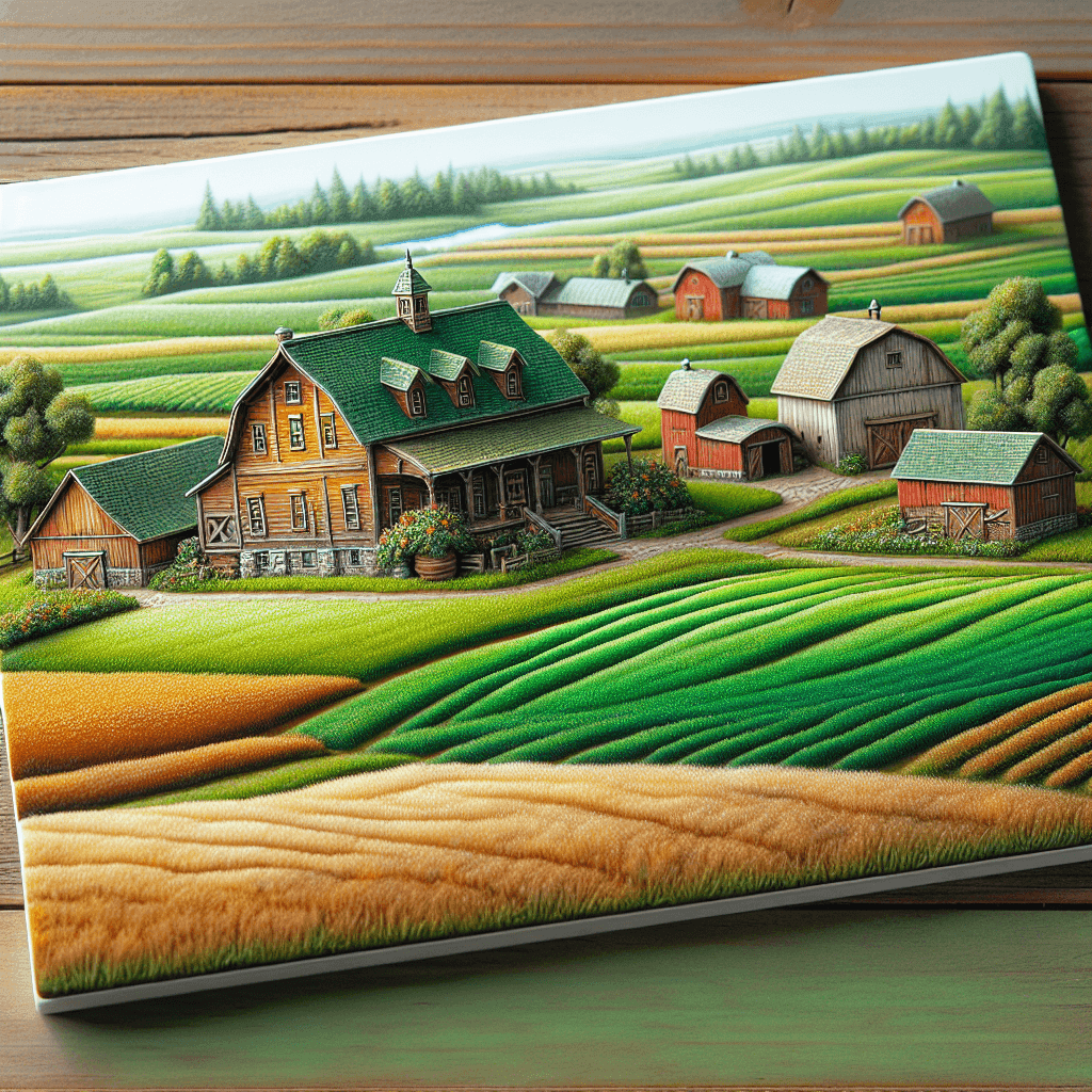 Quaint Rustic Farmhouse Paint By Numbers Art