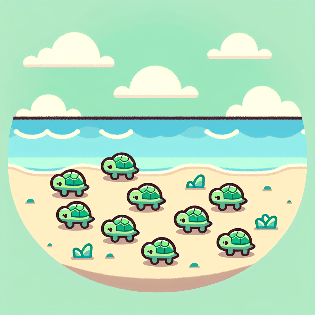 Tiny Turtles Paint By Number