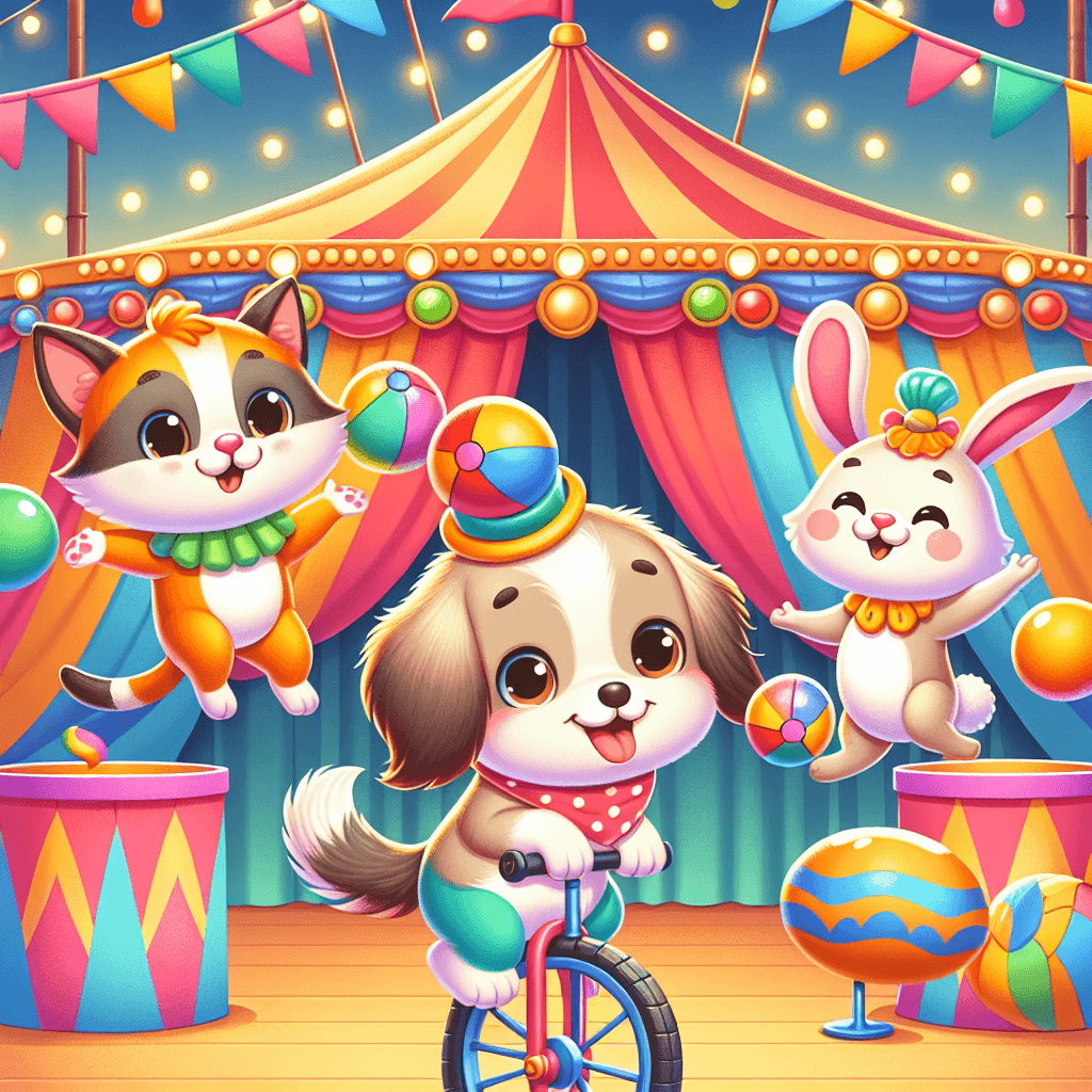 Cuddly Critter Circus Paint By Color