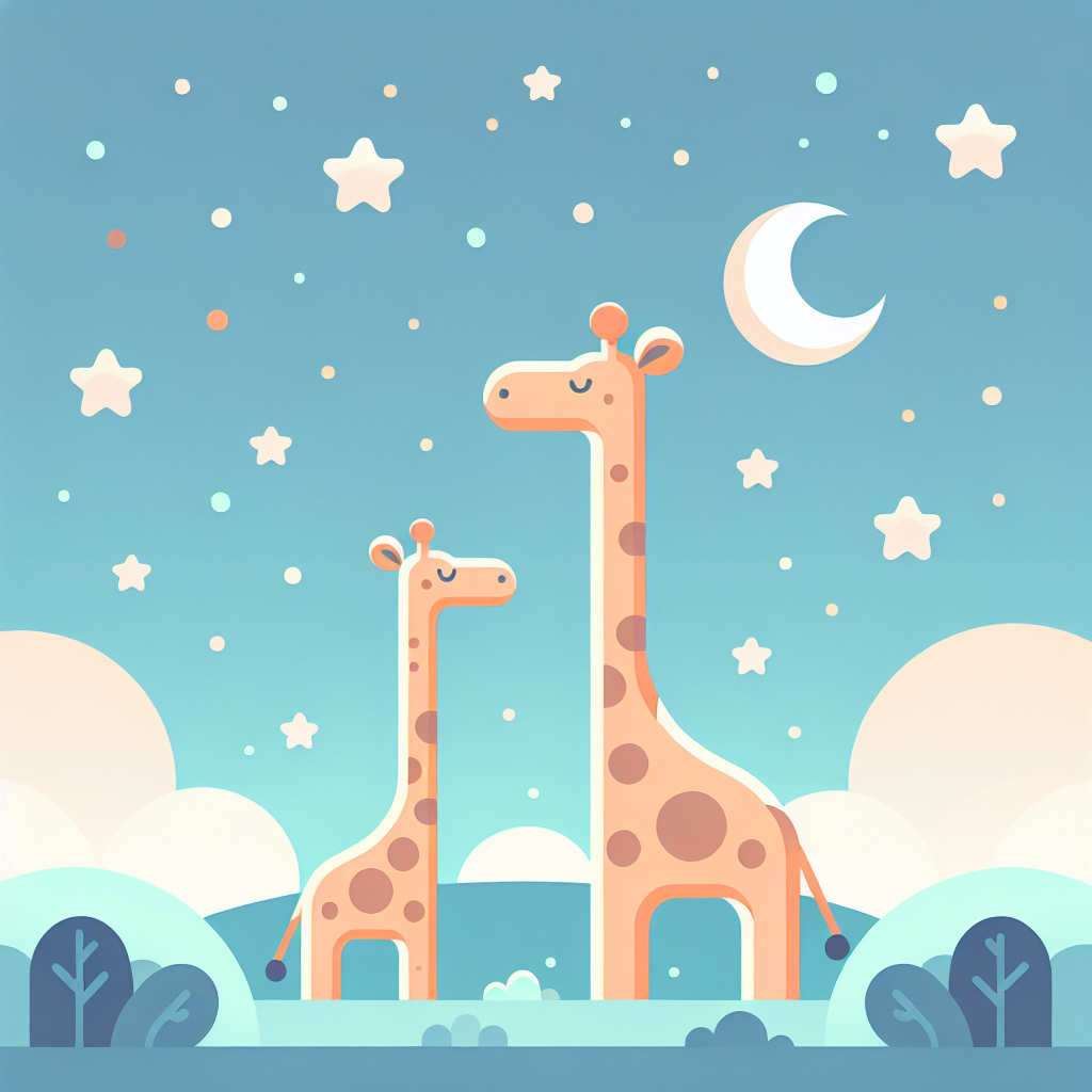 Stargazing Giraffes Paint By Number