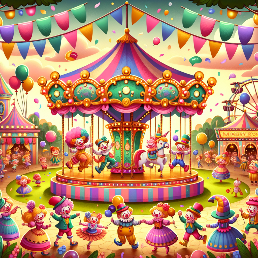 Magic Kingdom Carnival Painting By Numbers Kit