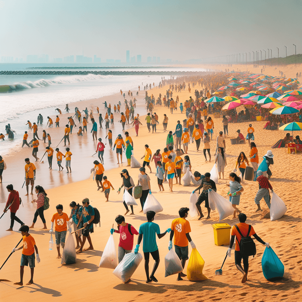 The Great British Beach Clean - UK Painting By Numbers Kit