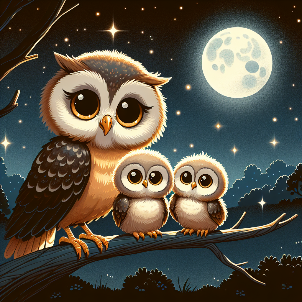 Curious Owl Family Paint By Numbers Art