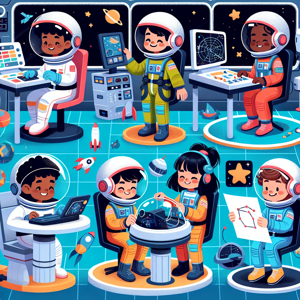 Astronauts In Training Paint By Color