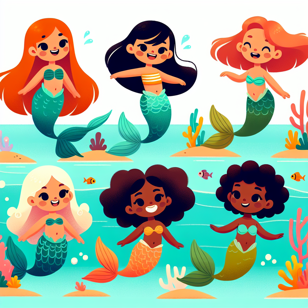 Mermaid Lagoon Laughter Paint By Number