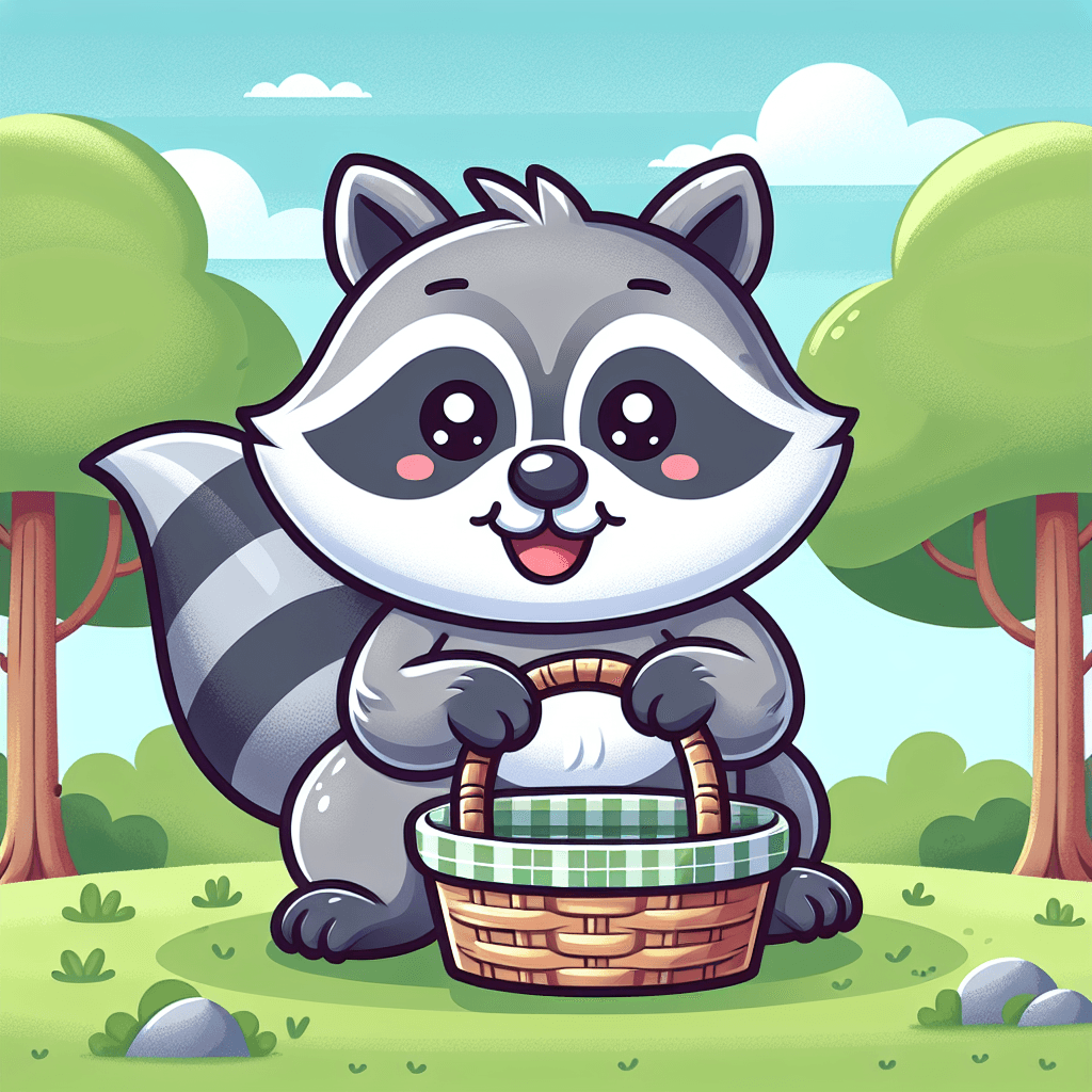 Adventurous Raccoon Numbered Painting Kits