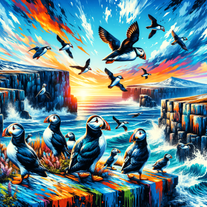 Puffin's Coastal Adventure Painting By Numbers Kit