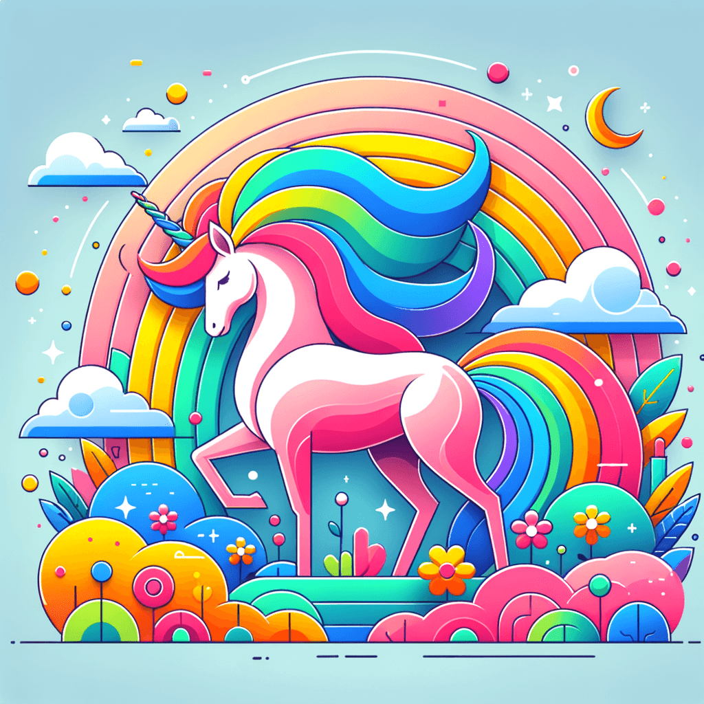 Rainbow Unicorn Dream Paint By Number