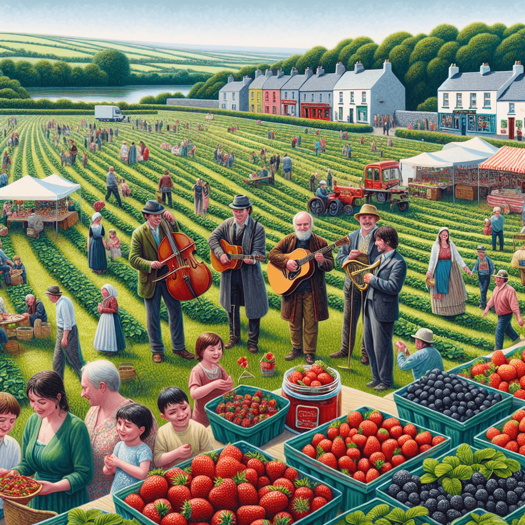 Enniscorthy Strawberry Fair - Ireland Number Painting