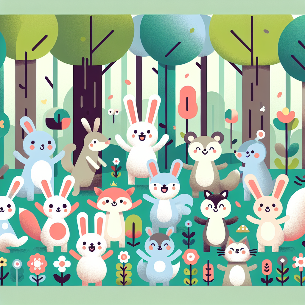 Merry Woodland Celebration Paint By Number