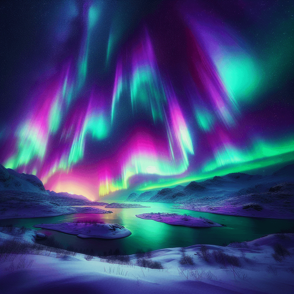 Aurora Borealis Wonder Paint By Number