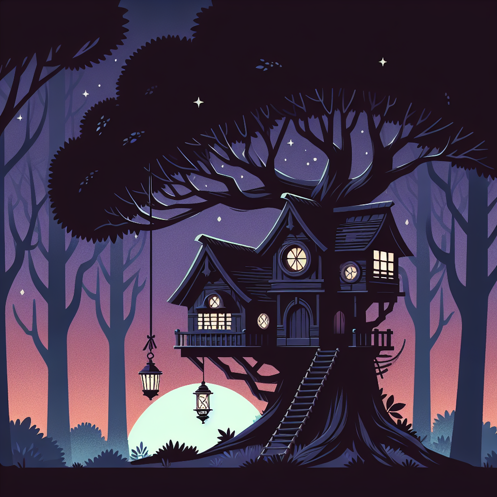 Twilight Treehouse Tales Paint By Color