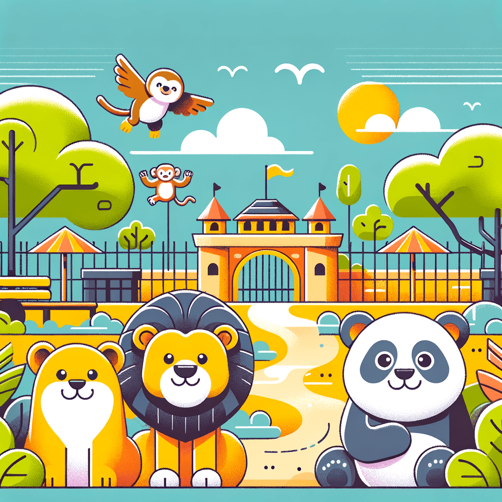 Funky Zoo Animals Paint By Number