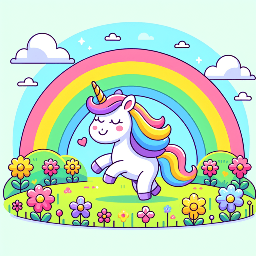 Dreamy Unicorn Meadows Paint By Numbers Art