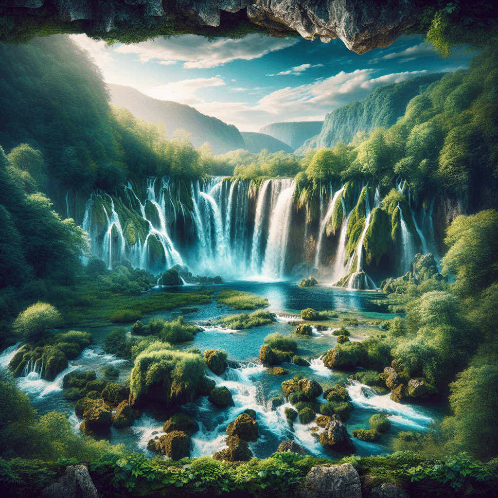 Grand Majestic Waterfall Paint By Numbers Kits