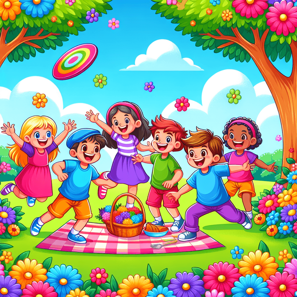 Joyful Park Day Numbered Painting Kits