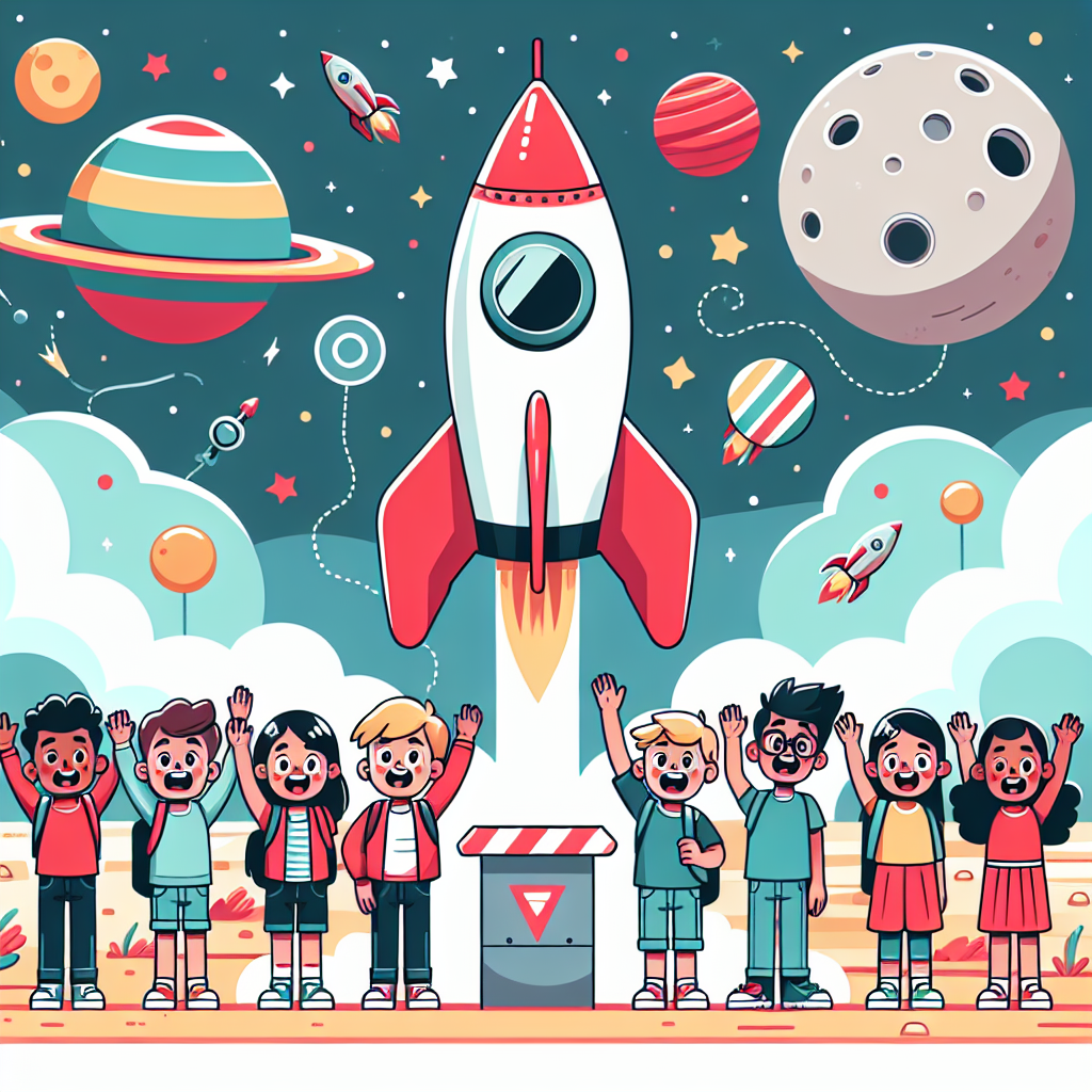 Rocket Launch To Mars Paint By Numbers